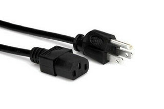 Hosa PWC-403 Power Cord 14 AWG, IEC C13 to NEMA 5-15P