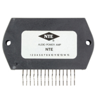 NTE Electronics NTE7031 MODULE 100W AUDIO POWER AMP 15-LEAD SIP VCC= 51V TYPICAL