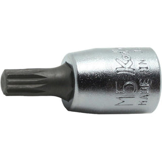 Koken 2020.28-M8 Bit Socket XZN M8 28 MM 1/4 Sq. Drive