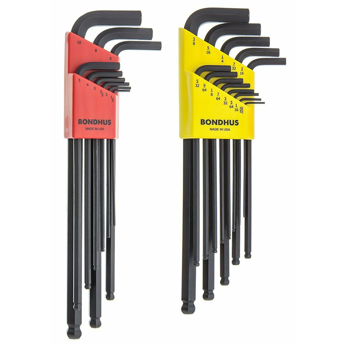 Bondhus 20699 Ball End Hex L-Wrenches Double Pack, 22 Pc.