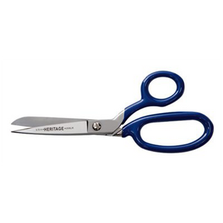 Klein Tools 208LR-BLU-P Bent Trimmer w/Large Ring, Blue Coating, 9-Inch