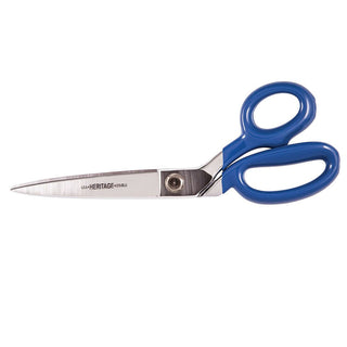 Heritage Cutlery 210K-BLU 10'' Bent Trimmer / Knife Edge / Blue Coating