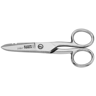 Klein 2100-7 Electrician's Scissors - Stripping Notches