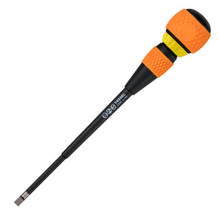 Vessel Tools 2200S6150 Ball Ratchet Screwdriver No.2200, Slotted 6 x 150