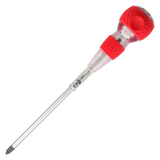 Vessel Tools 250P2150 Tang-Thru Screwdriver w/Ceramic Ball No.250, Ph No.2 x 150