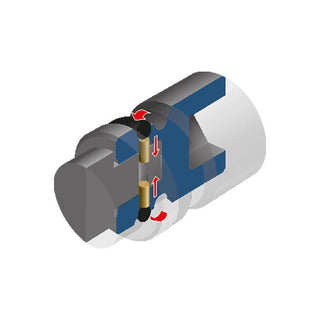 Gedore 2734761 K21SL Impact Socket 1" Drive Impact-Fix Long 46 mm