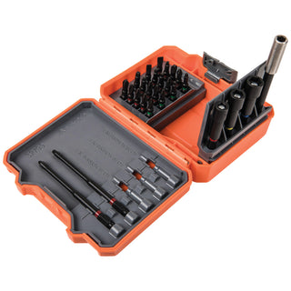 Klein Tools 32799 Impact Driver Bit Set, 26 Piece Nut Driver Bit Set with Case