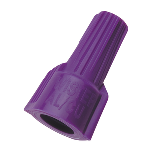 Ideal 30-065 Twister Al/CU Wire Connector, Model 65, Purple, 2/Card