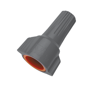 Ideal 30-1261J WeatherProof Wire Connector, Model 61, Gray-Orange, 150/jar