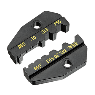 Ideal 30-593 Die Set, Coax for 30-506 Crimpmaster Frame