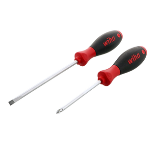 Wiha Tools 30279 SoftFinish Slotted / Phillips Screwdriver Set, 2 Pc.