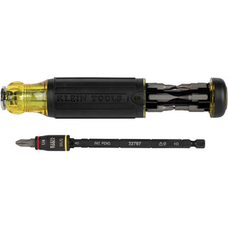 Klein Tools 32304 14-in-1 HVAC Adjustable-Length Impact Screwdriver with Flip Socket