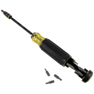 Klein Tools 32304 14-in-1 HVAC Adjustable-Length Impact Screwdriver with Flip Socket