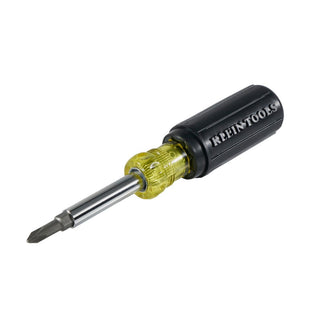 Klein Tools 32476 5-in-1 Screwdriver/Nut Driver, Yellow and Black