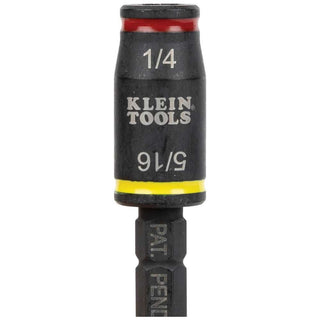 Klein 32766 3-in-1 Impact Flip Socket, 1/4-Inch, 5/16-Inch, 3-Inch Length