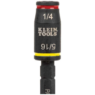 Klein Tools 32767 3-in-1 Impact Flip Socket, 1/4-Inch, 5/16-Inch, 5-Inch Length