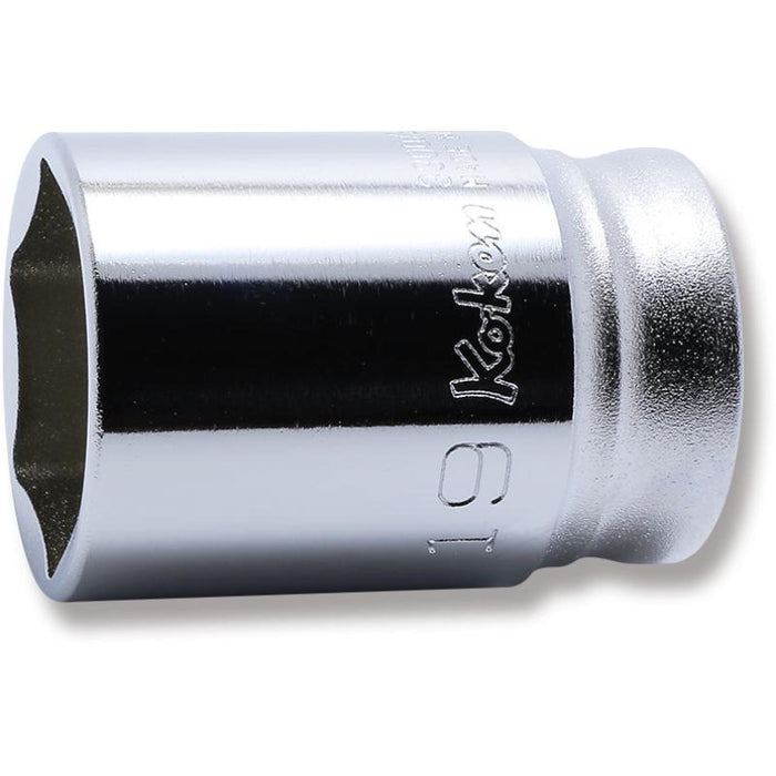Koken 3300XZ-19 3/8 Sq. Dr. Socket 19mm 6 point Length 35mm Z-series