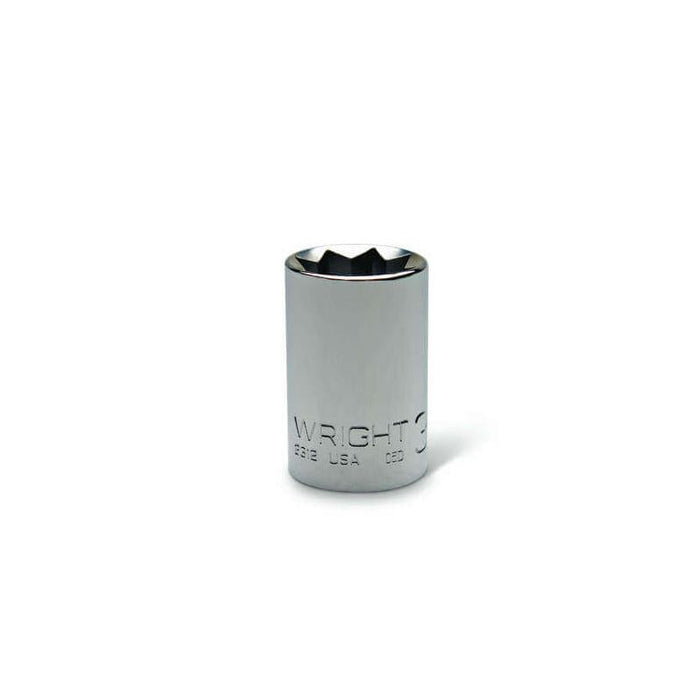 Wright Tool 3312 3/8 Drive 3/8-Inch Special 8 Point Chrome Socket