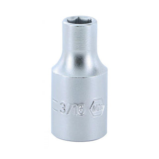 Wiha Tools 33306 1/4" Drive Socket, 6 Point, 3/16"