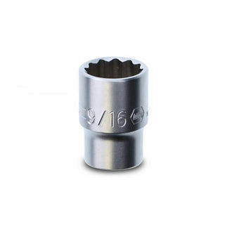 Wiha Tools 33715 3/8 Inch Drive Socket, 12 Point, 9/16 Inch