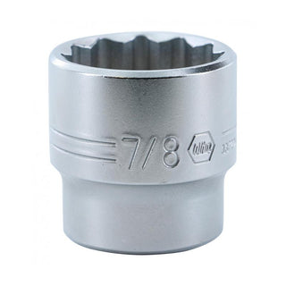 Wiha Tools 33720 3/8 Inch Drive Socket, 12 Point, 7/8 Inch