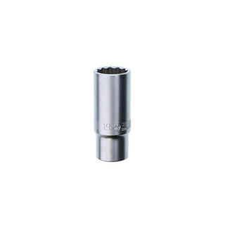 Wiha Tools 33762 12 Point - 3/8" Drive Deep Socket 19.0 mm