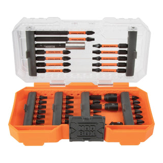 Klein Tools 33801 ProFlex Impact Driver Bit Set, 40 Pc.