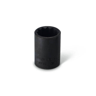 Wright Tool 34116 1/2" Drive 12 Point Standard Socket, 1/2"