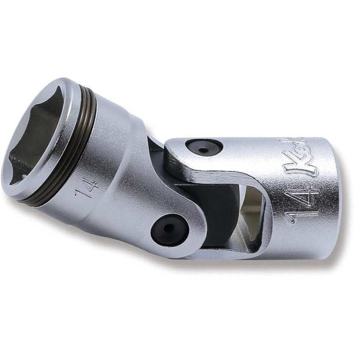 Koken 3441M-14 3/8 Sq. Dr. Universal Socket 14mm Nut Grip Length 49.5mm
