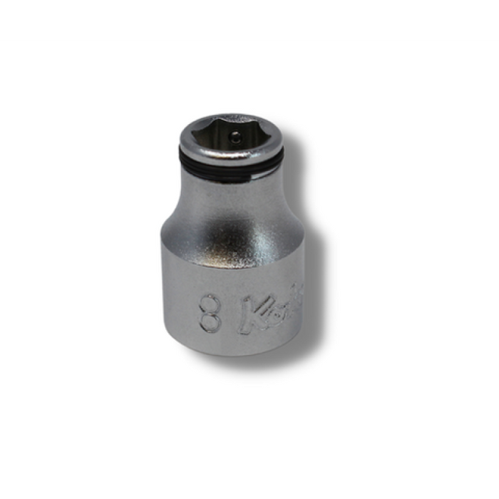 Koken 3450M-8 3/8 Sq. Dr. Socket 8mm Nut Grip Length 26mm