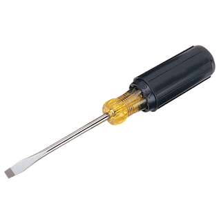 Ideal 35-164 HD Keystone Tip Screwdriver, 1/4" x 4", Round Shank