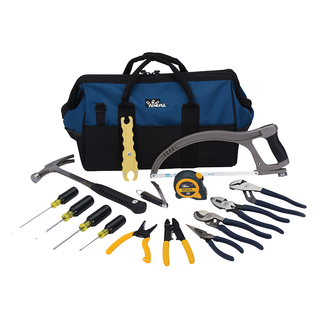 Ideal 35-808 Large Mouth Bag Tool Kit, 18", 16-Piece