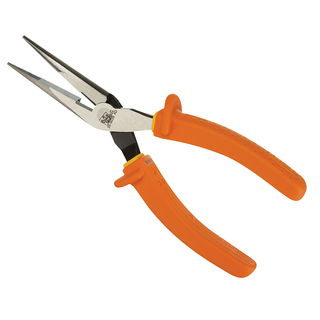 Ideal 35-9038 Insulated Long Nose Plier, w/Cutter, 8-1/2"