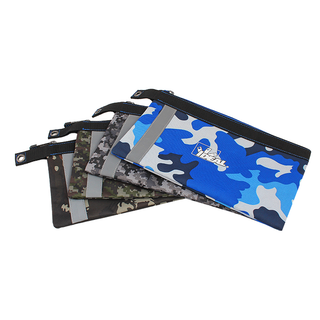 Ideal 37-060 Pro Series Camo Flat Zipper Pouches, 4-Pack