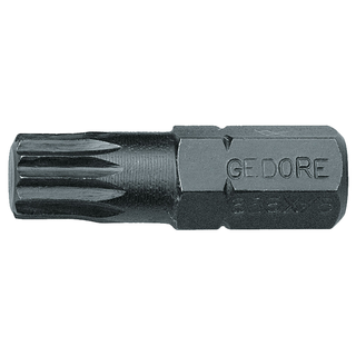 Gedore 6569680 885 X 12 Screwdriver Bits, 5/16", XZN M12