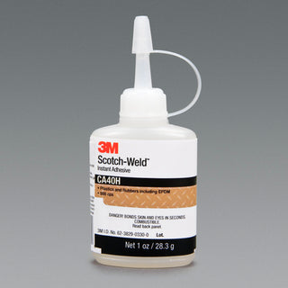 3M Scotch-Weld Instant Adhesive CA40H, Clear, 1 fl oz