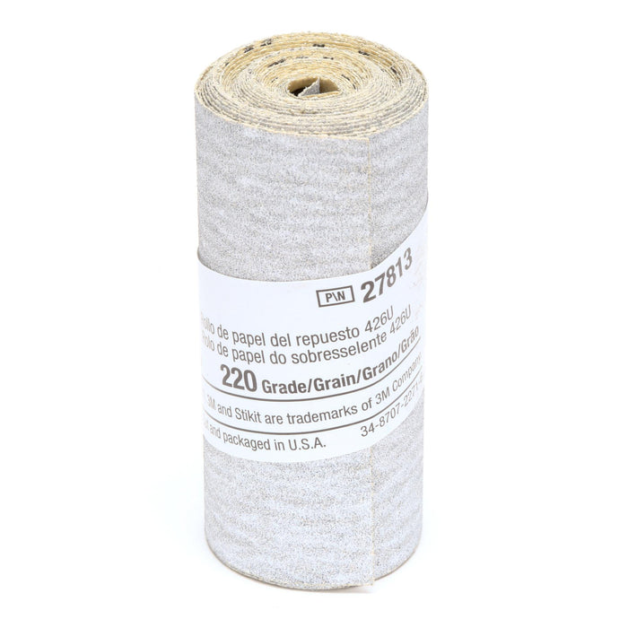 3M Stikit Paper Refill Roll 426U, 2-1/2 in x 95 in 220 A-weight,
10/Carton