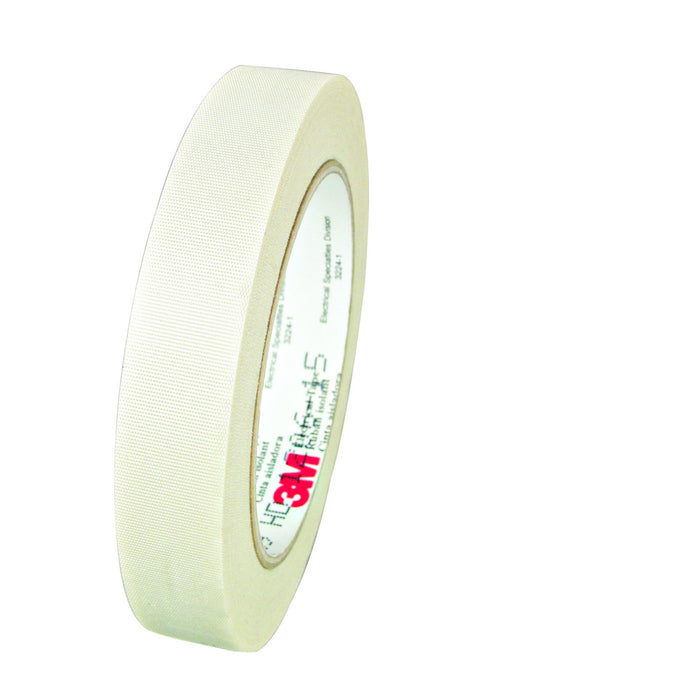 3M Glass Cloth Electrical Tape 69, 3/4 in x 36 yd, White