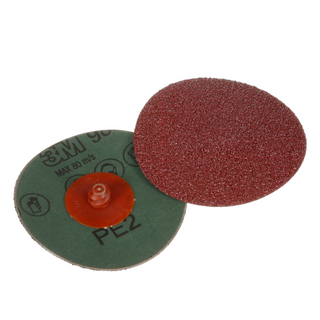 3M Cubitron II Roloc Fibre Disc 982C, 60+, TR, Red, 3 in, Die R300V,
50/Carton