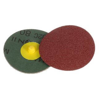 3M Cubitron II Roloc Fibre Disc 982C, 80+, TR, Red, 3 in, Die R300V,
50/Carton