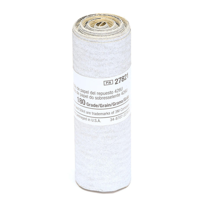 3M Stikit Paper Refill Roll 426U, 3-1/4 in x 85 in 180 A-weight,
10/Carton