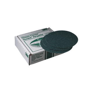 3M Green Corps Hookit Disc, 00515, 6 in, 40, 25 discs per carton