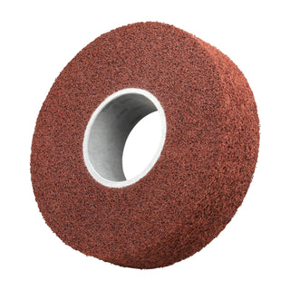 Scotch-Brite Metal Finishing Wheel, MF-WL, A/O 4A Coarse, 8 in x 2 in x 3
in