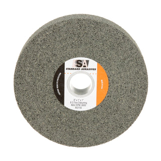 Standard Abrasives Deburring Wheel 853193, 6 in x 1 in x 1 in 8S FIN