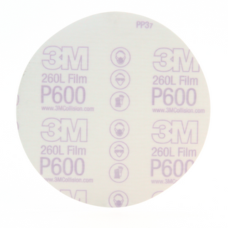 3M Stikit Finishing Film Abrasive Disc 260L, 01321, 6 in, P600