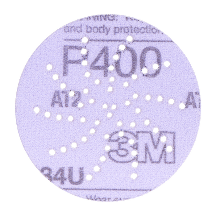 3M Hookit Purple Clean Sanding Disc 334U, 30460, 5 in, P800 grade