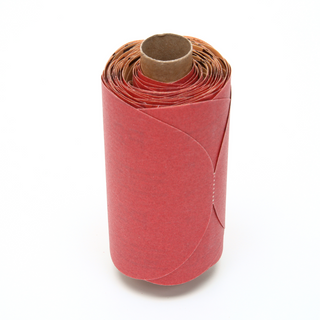 3M Red Abrasive PSA Disc, 01604, 5 in, P240, 100 discs per roll