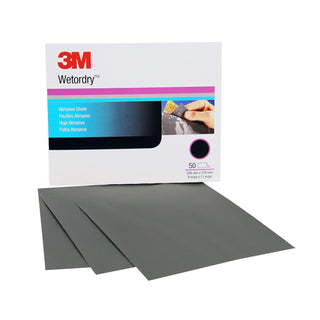 3M Wetordry Abrasive Sheet, 02042, P240, 9 in x 11 in, 50 sheets per
carton