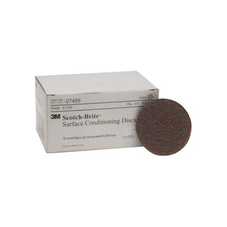 Scotch-Brite Surface Conditioning Disc, SC-DH, 07455, A/O Coarse, 3 in
x NH