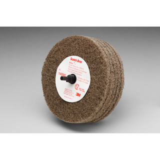 Scotch-Brite Roloc+ Cut and Polish Disc D5, C5-ZR, A/O Medium, 4 in x
1-1/4 in